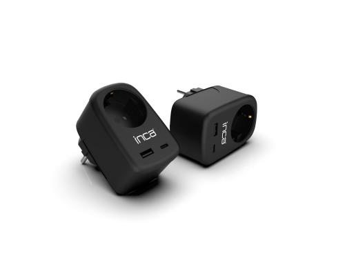 Inca IPW-42SY 1Port 12W USB+Type-C Akım Korumalı Duvar Priz-Siyah USB Girişi: 220V-250V~ 50/60HZ Çocuk Koruma Özelliği I - Priz ürünleri tekizmir.com'da